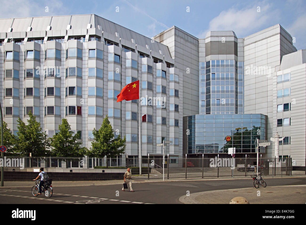 chinese embassy Germany Berlin Stock Photo