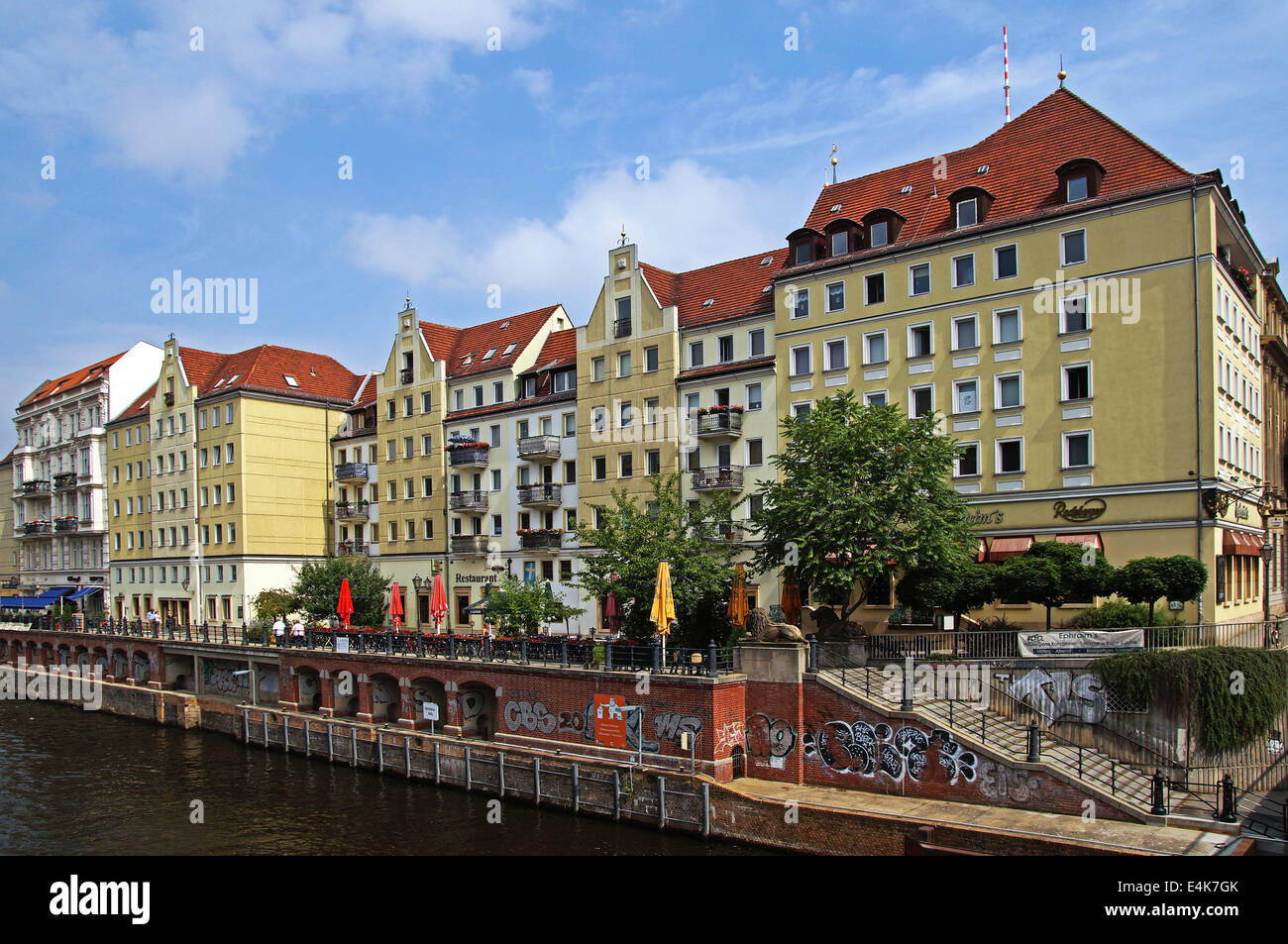 Nikolaiviertel Germany Berlin Stock Photo