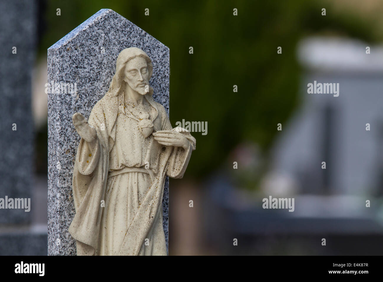 old cemetery with graves in Spanish holy place Stock Photo Alamy
