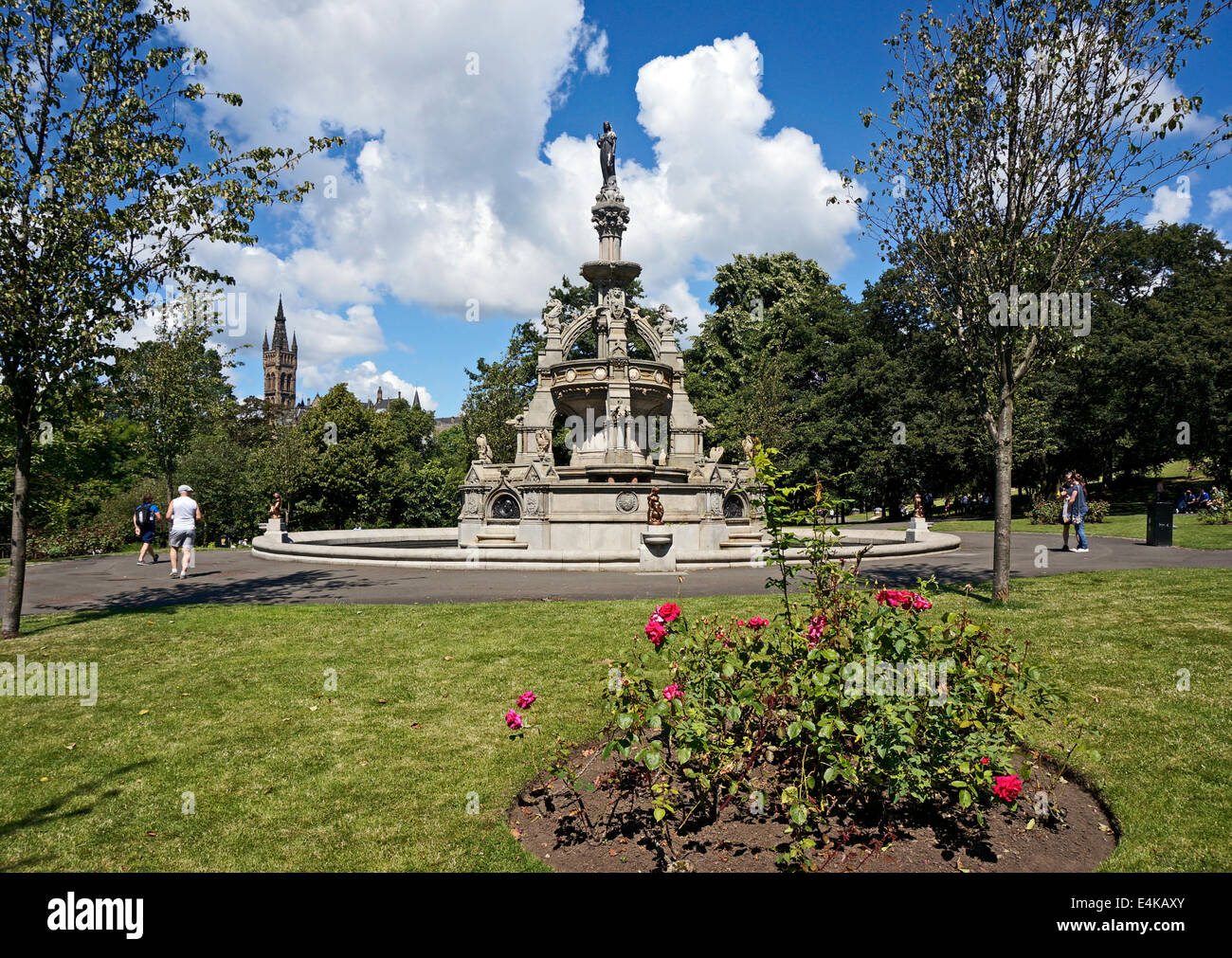Stewart Memorial Fountain in Sir Joseph Paxton designed Kelvingrove
