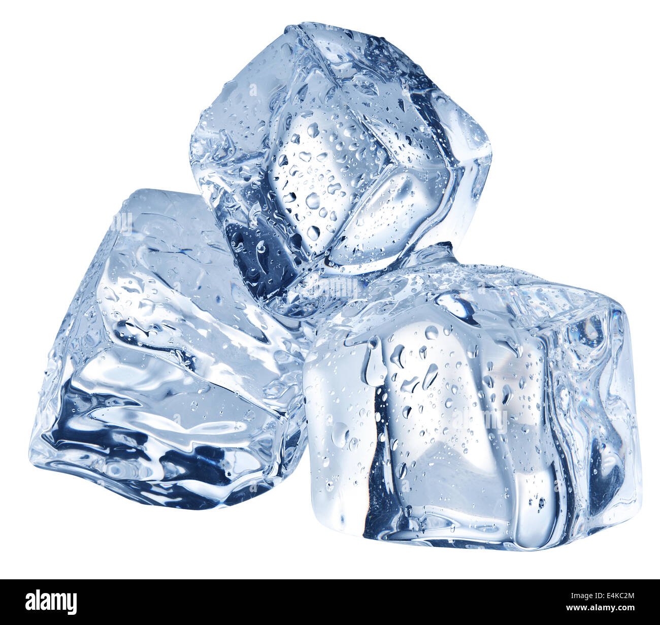 Square Ice Cube Isolated On White Background Stock Photo - Download Image  Now - Ice Cube, Abstract, Blue - iStock