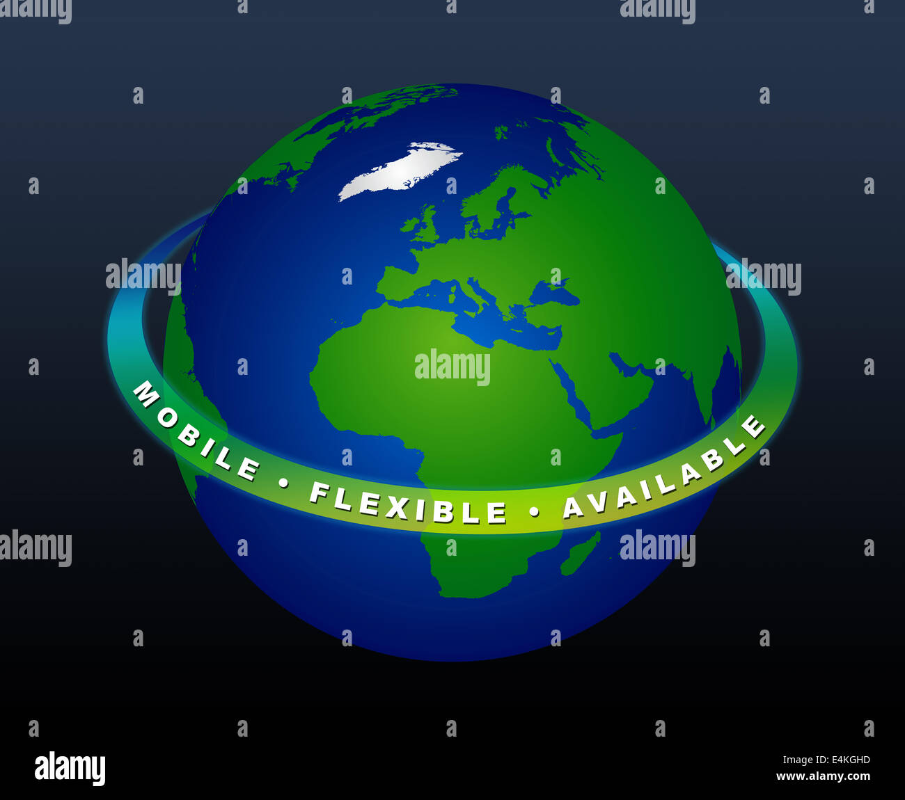 Planet Earth - MOBILE FLEXIBLE AVAILABLE Stock Photo