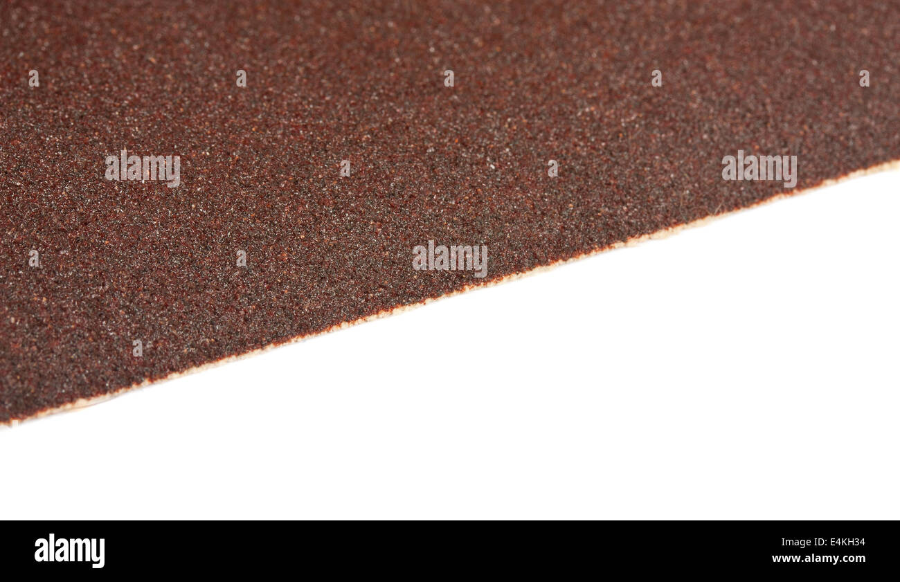 Brown sandpaper texture, closeup shot Stock Photo Alamy