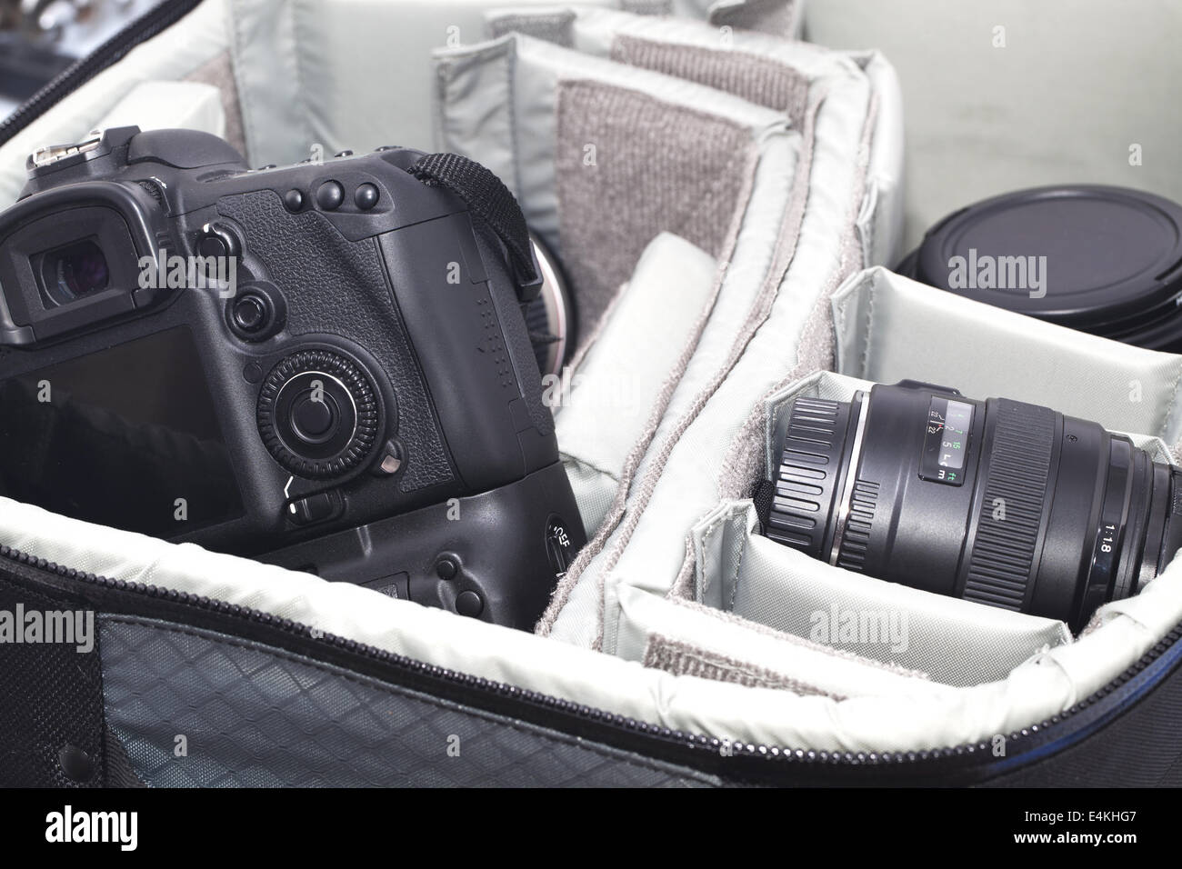 Portable camera bag Stock Photo Alamy
