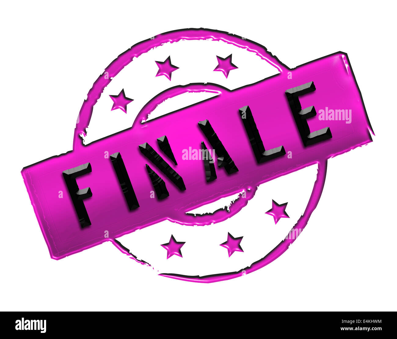 Stamp - FINALE Stock Photo - Alamy