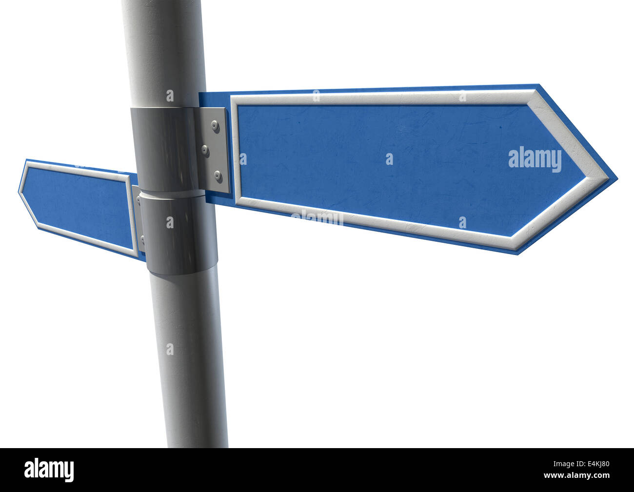 Traffic directional road sign Cut Out Stock Images & Pictures - Alamy