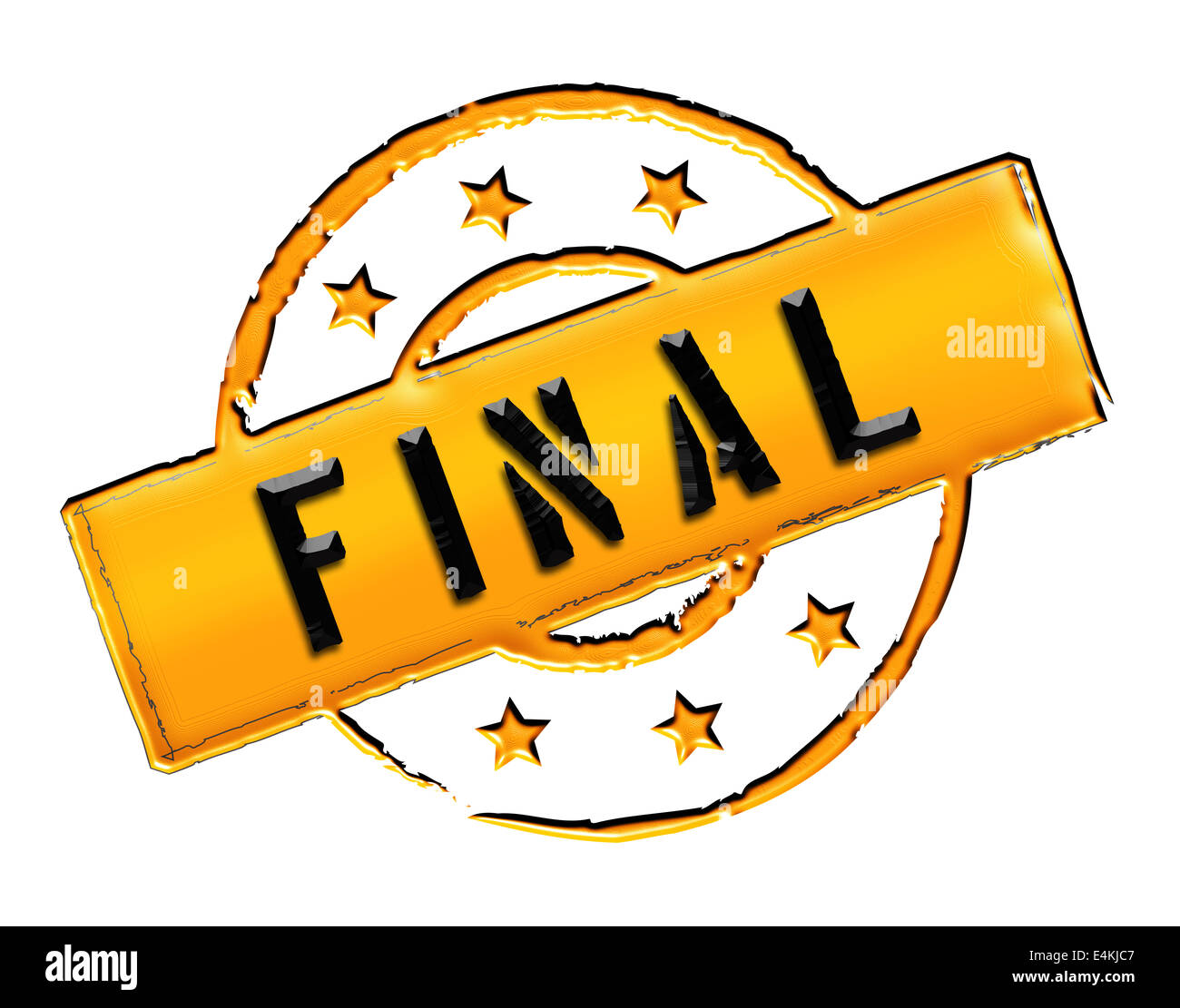 Stamp FINAL Stock Photo Alamy