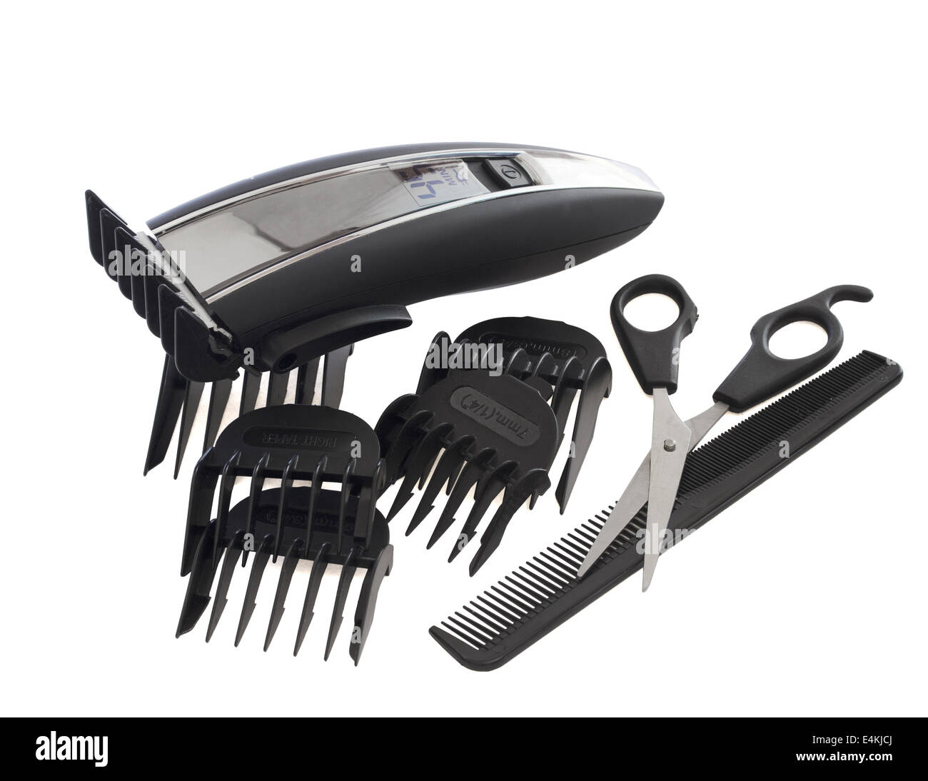 Barber work tools Stock Photo