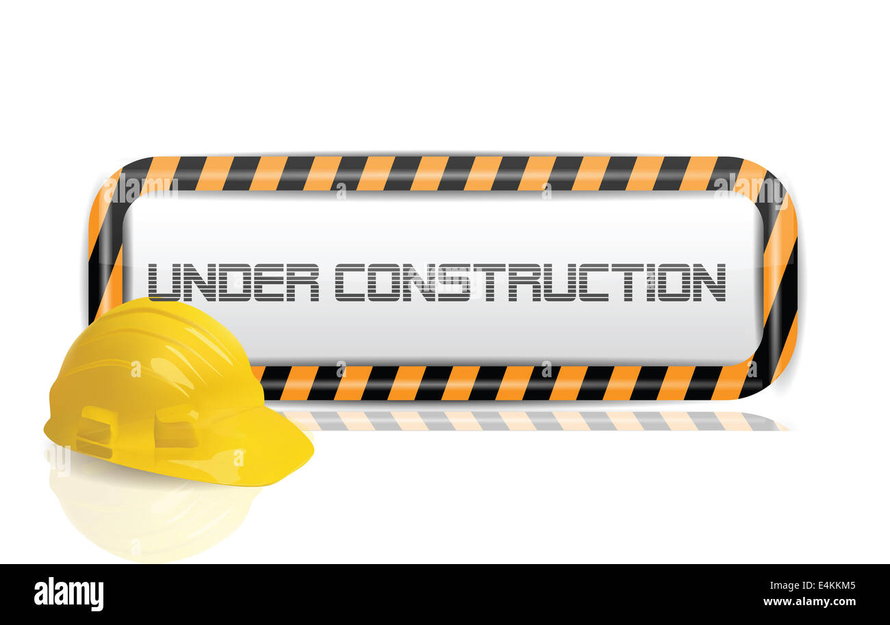 Under Engineering Development Sign Under engineer Cut Out Stock Images & Pictures - Alamy
