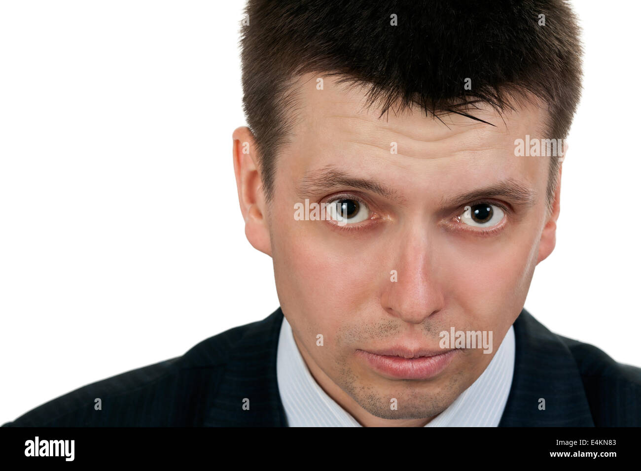 Portrait of a young handsome businessman Stock Photo - Alamy
