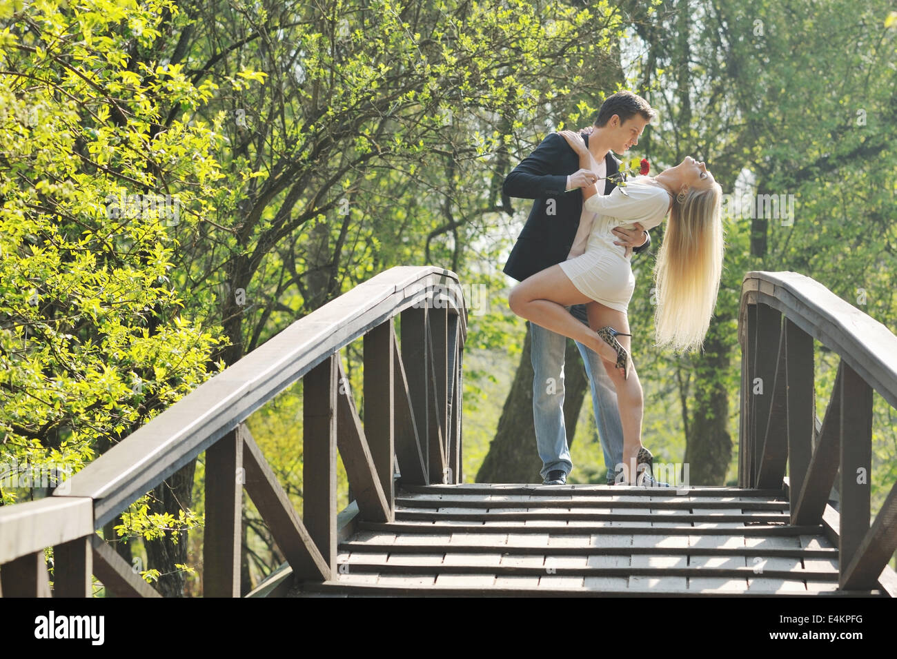 romantic couple in love outdoor Stock Photo - Alamy