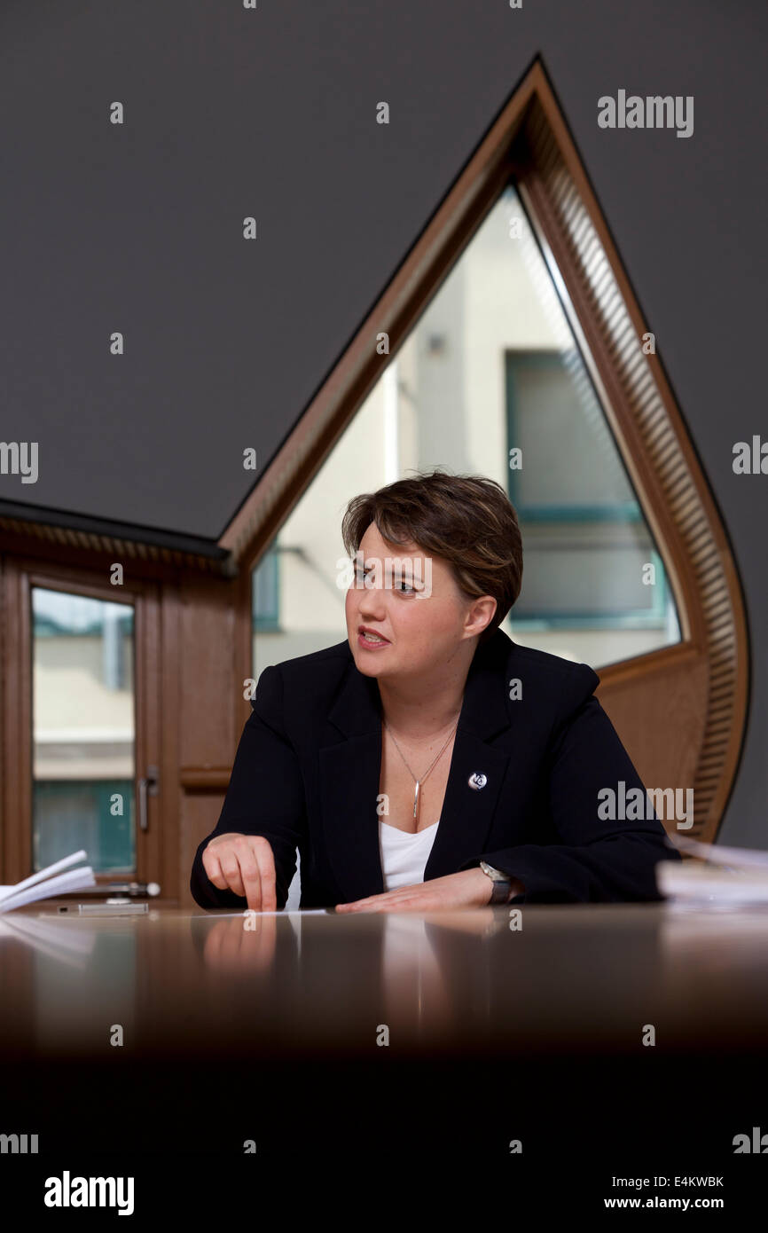 Ruth Davidson, MSP, Leader of the Scottish Conservative and Unionist Party. Stock Photo
