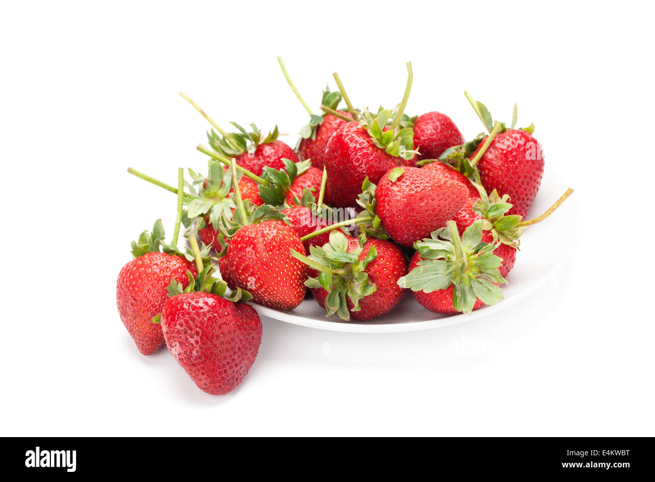 strawberry isolated on white background Stock Photo - Alamy