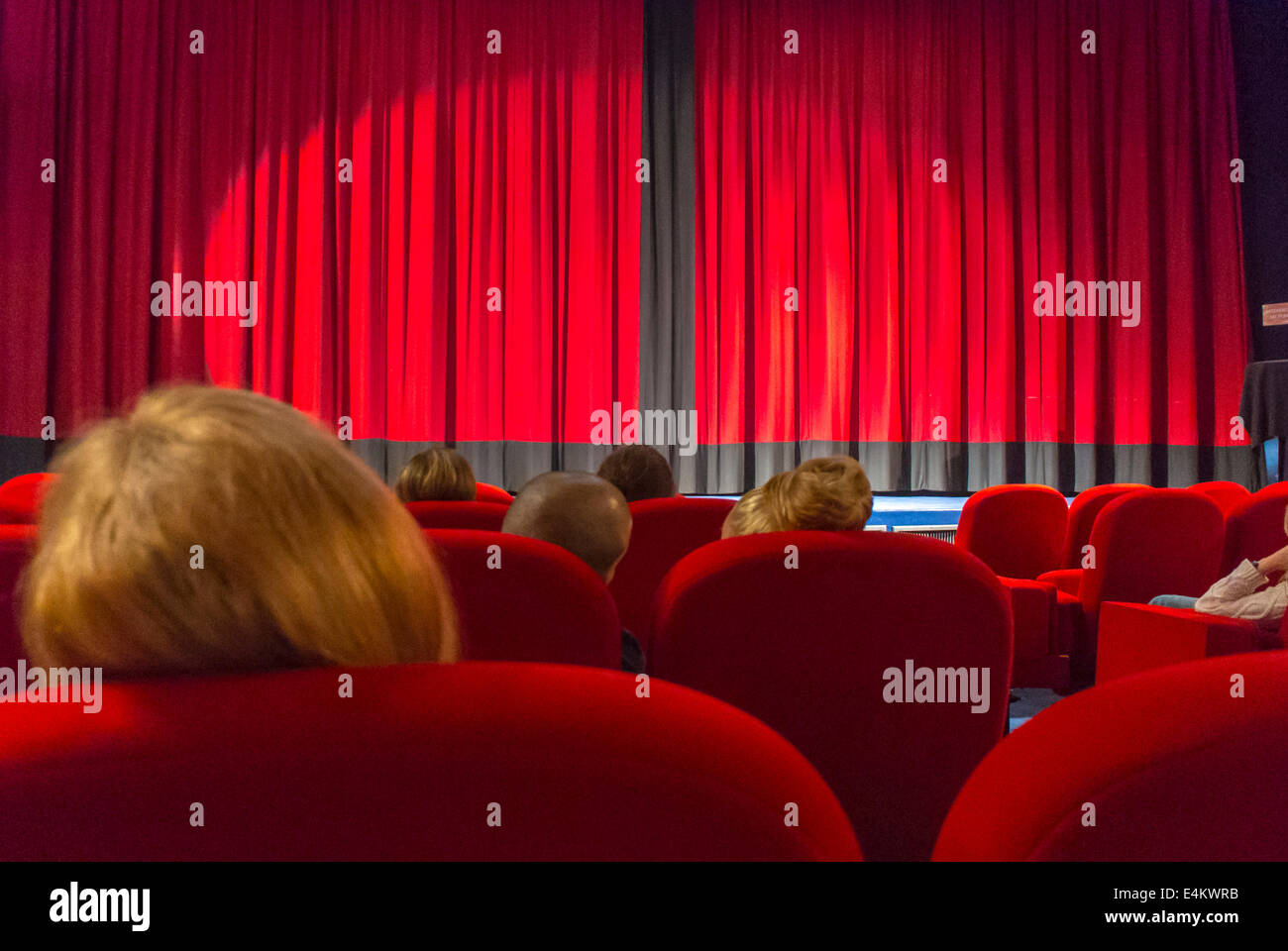 Paris France French Independent Cinema Theater Inside Room