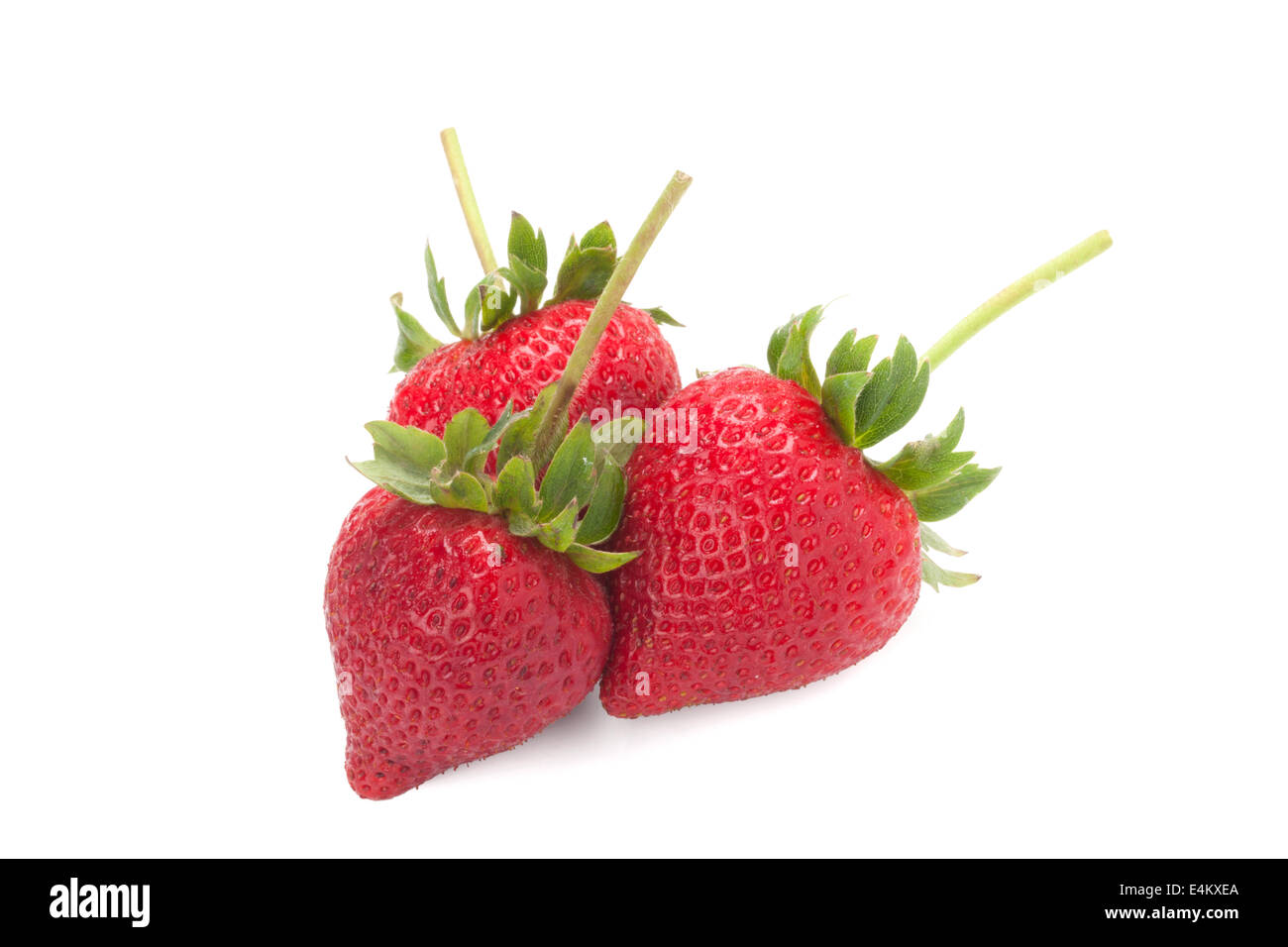 strawberry isolated on white background Stock Photo - Alamy