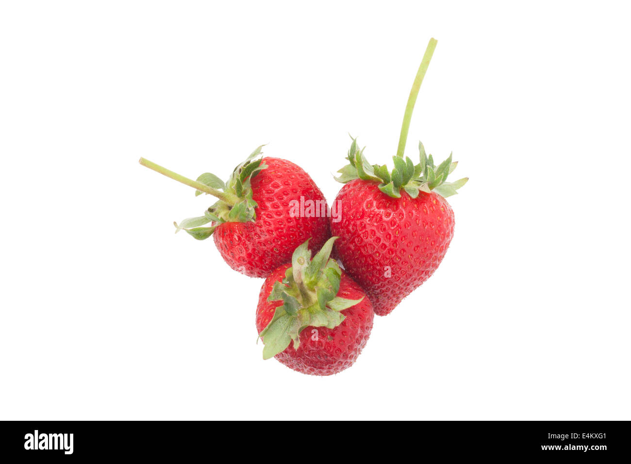 strawberry isolated on white background Stock Photo - Alamy