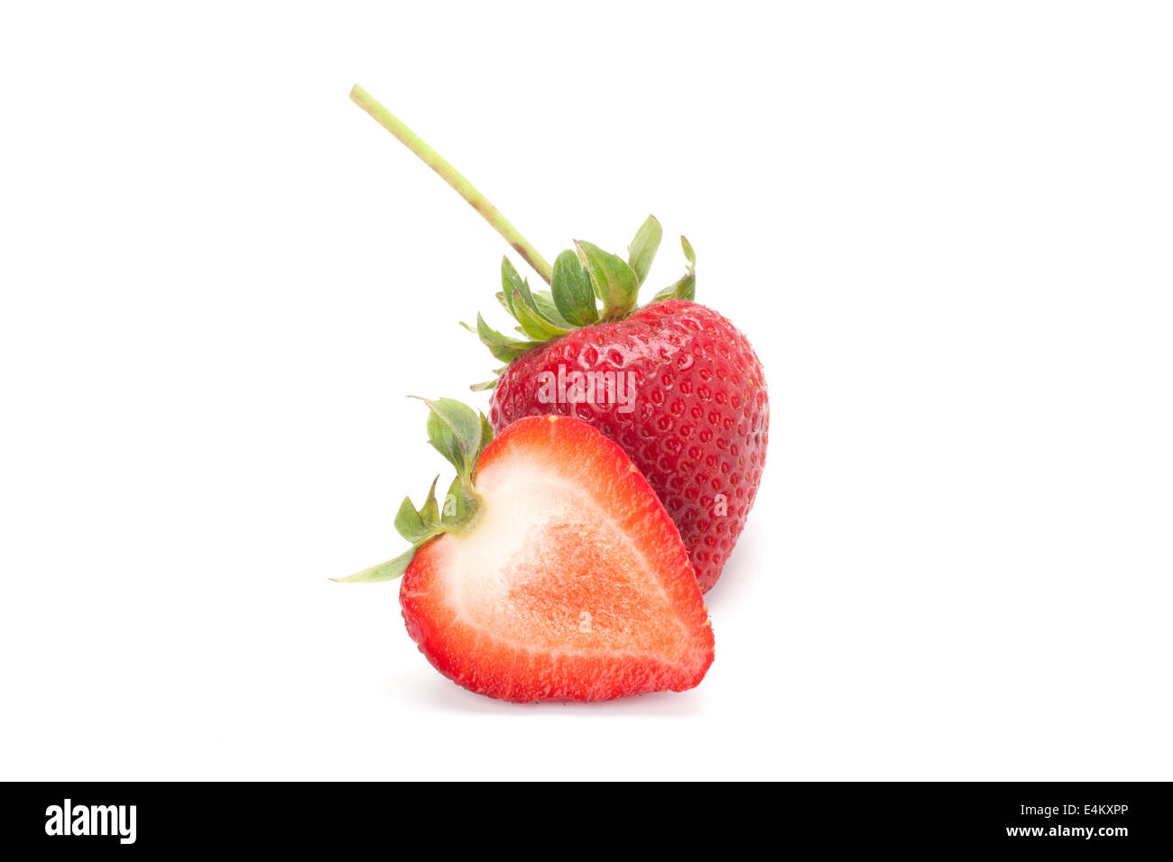 strawberry isolated on white background Stock Photo - Alamy