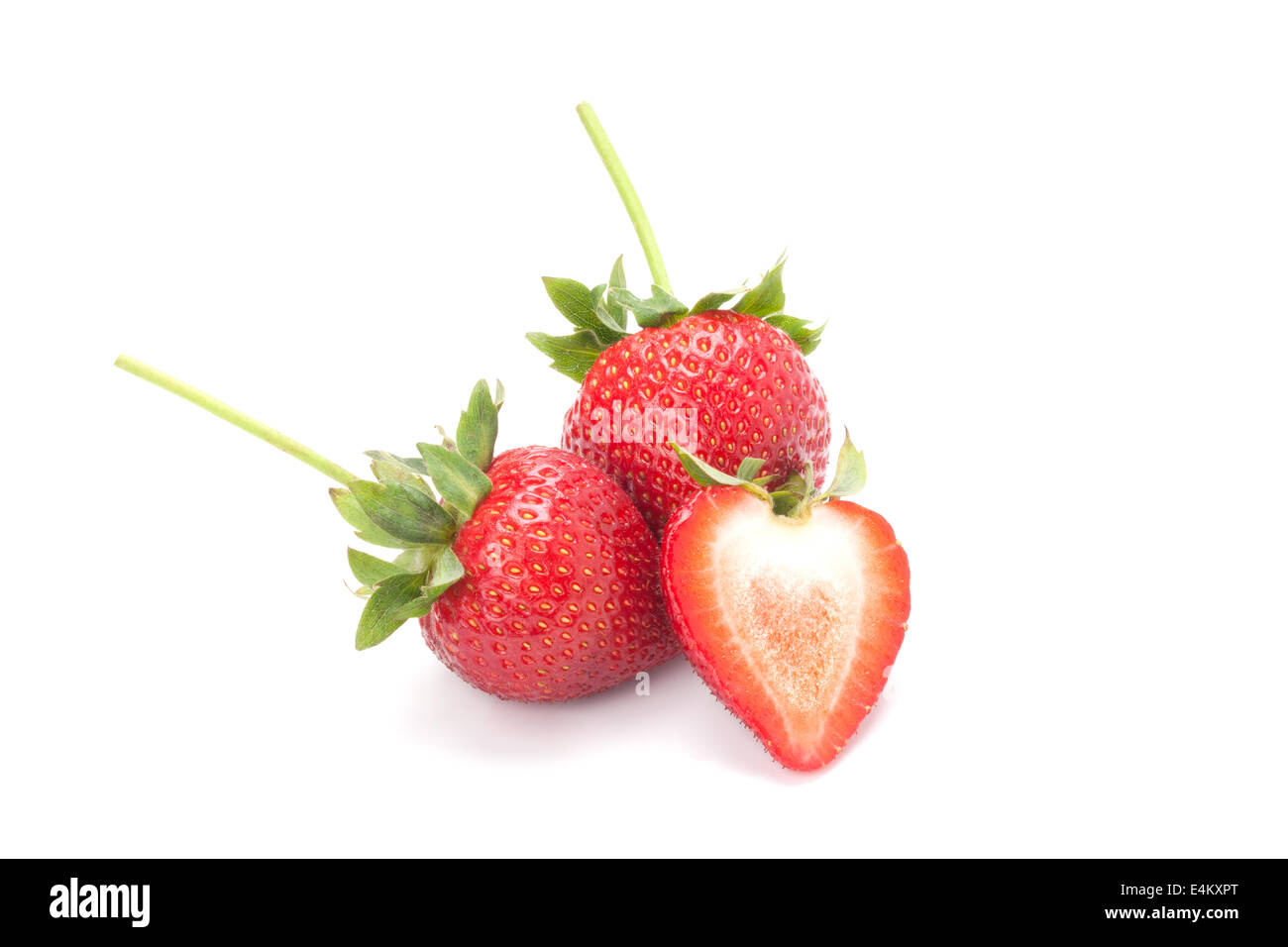 strawberry isolated on white background Stock Photo - Alamy