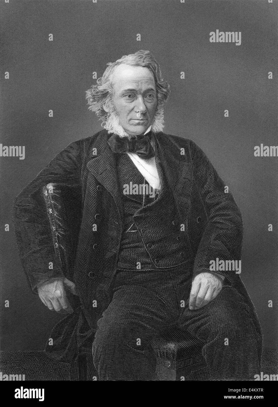 Richard Cobden, 1804  - 1865, an English manufacturer and Radical and Liberal statesman, Stock Photo
