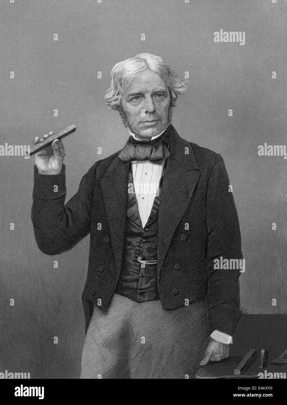 Michael Faraday, 1791 - 1867, an English scientist, Michael Faraday, 1791 - 1867, ein englischer Naturforscher Stock Photo