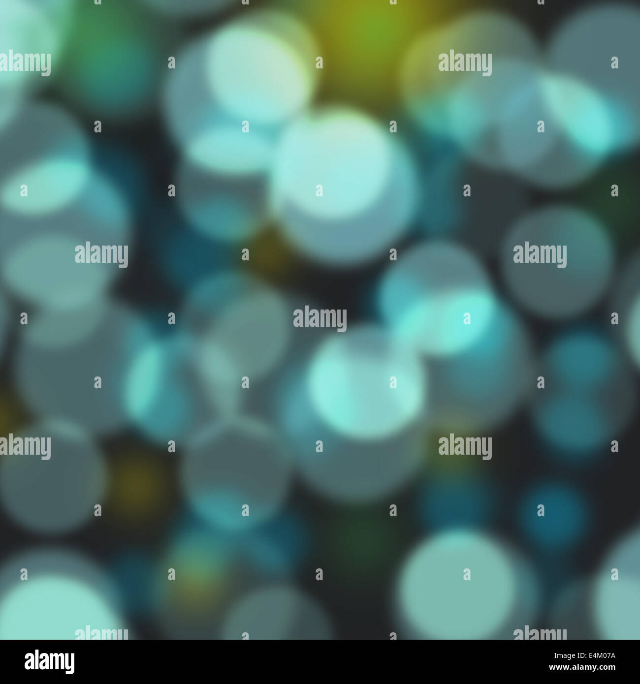 Blue and yellow bokeh abstract light background Stock Photo