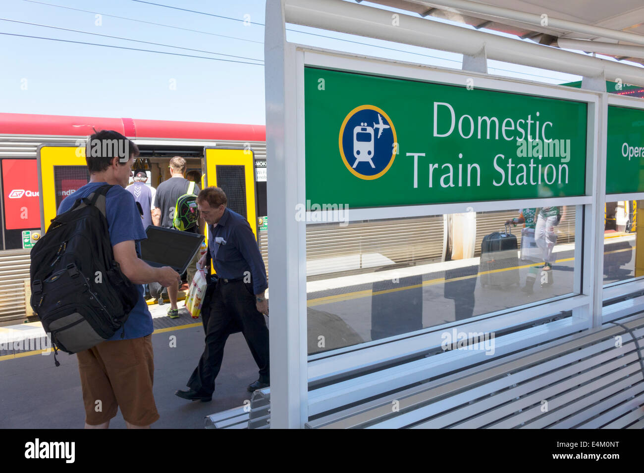 Australia, Queensland, Brisbane, Airport Domestic Train Station, BNE