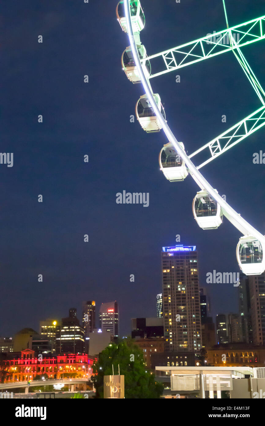 Brisbane Australia,Queensland CBD,city skyline cityscape,skyscrapers