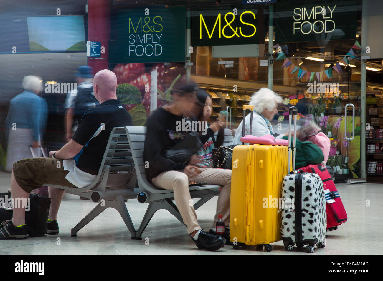 M&S Marks & Spencers Simply food store at Lime Street, Liverpool