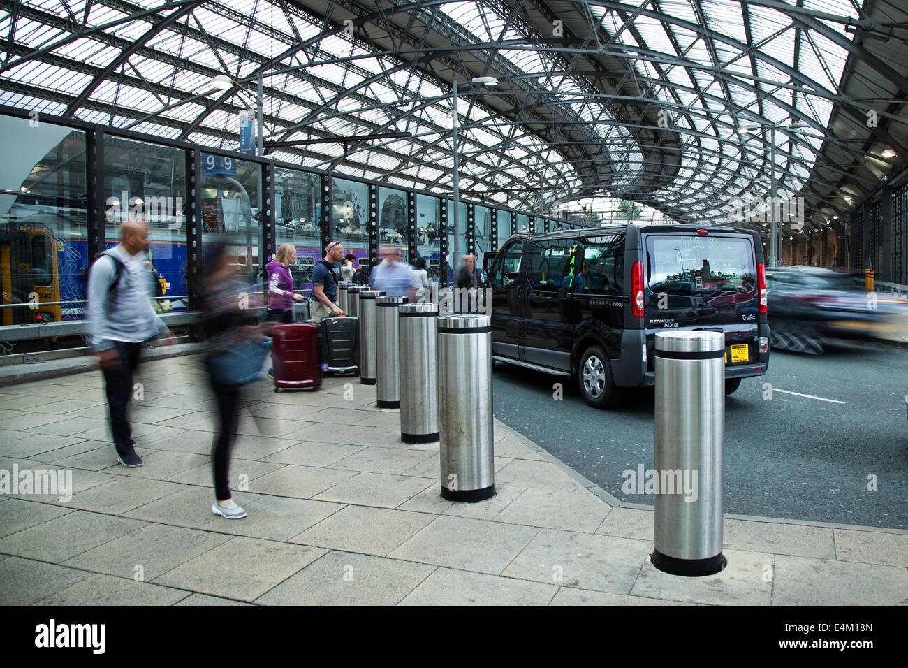Lime Street, Liverpool, Merseyside, UK. Increased passenger trafic been