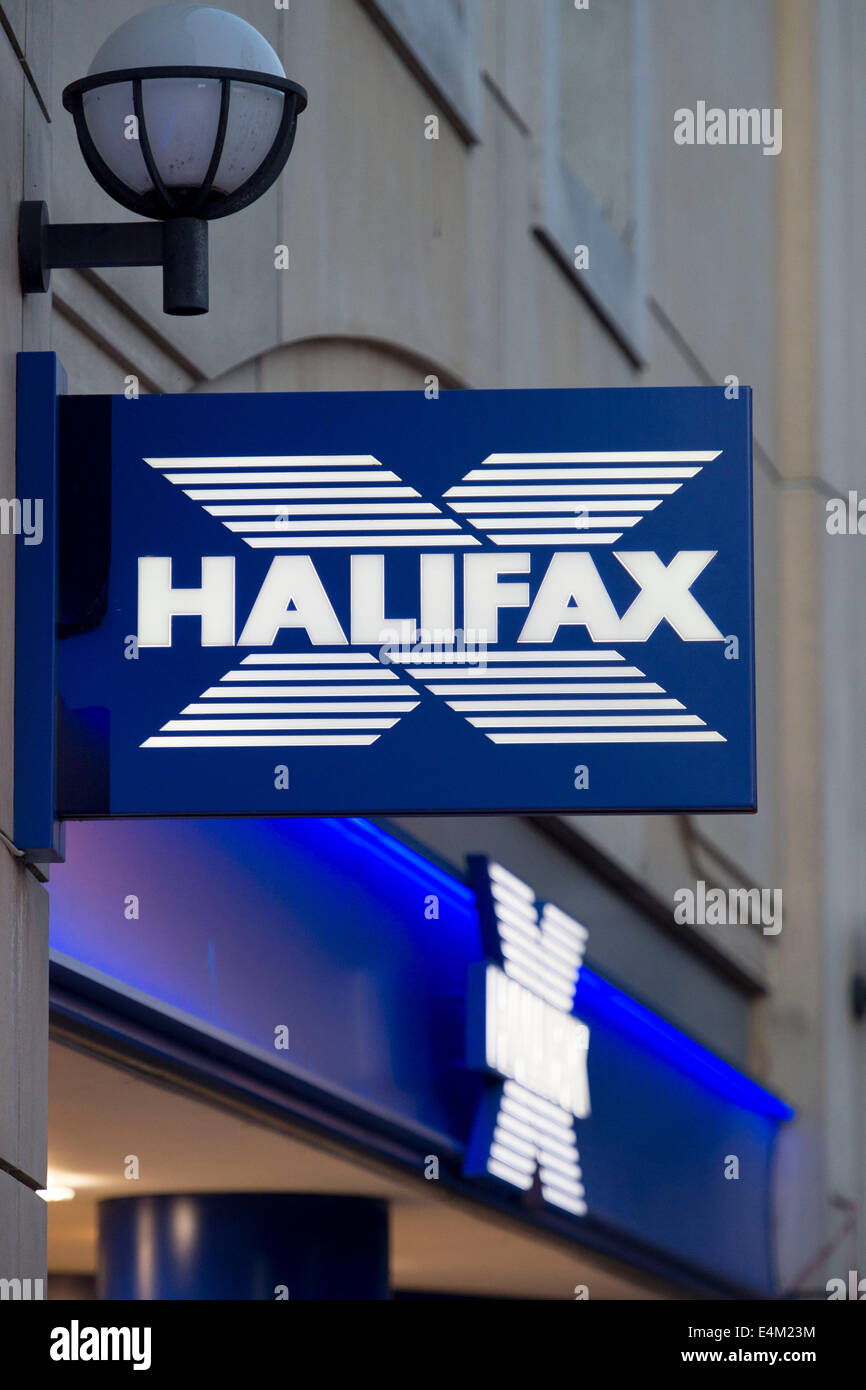 halifax bank sign Stock Photo Alamy