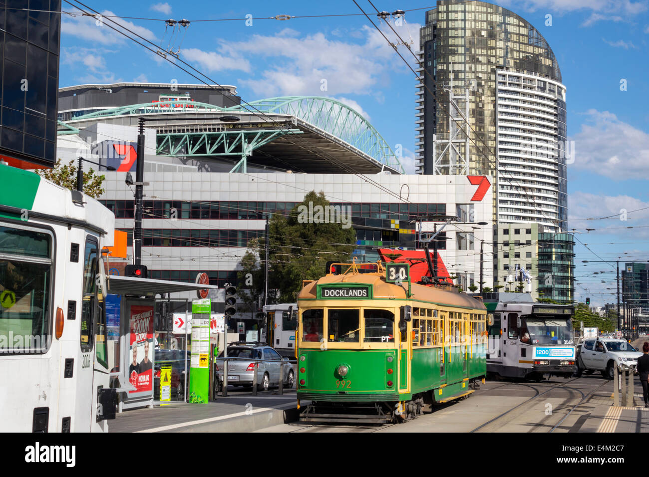 Melbourne Australia,Victoria Docklands,Harbour Esplanade,City Circle highway Route,Yarra Trams Melbourne Australia,Victoria Docklands,Harbour Esplanade,City Circle highway Route,Yarra Trams