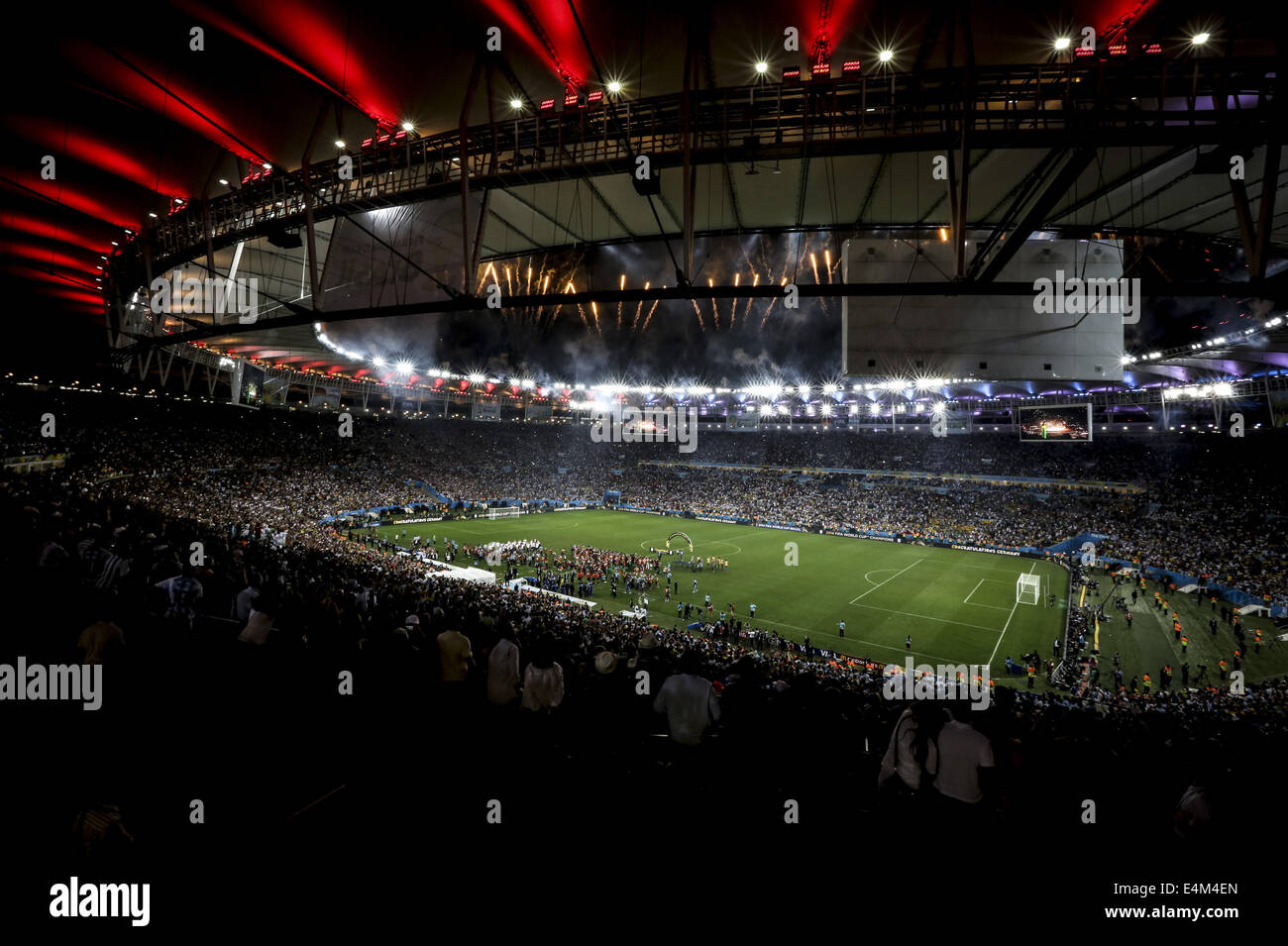 Brazil. 13th July, 2014. Final match of the 2014 World Cup, between Germany and Argentina, this Sunday, July 13th, in Maracana Stadium, Rio de Janeiro © Gustavo Basso/NurPhoto/ZUMA Wire/Alamy Live News Stock Photo