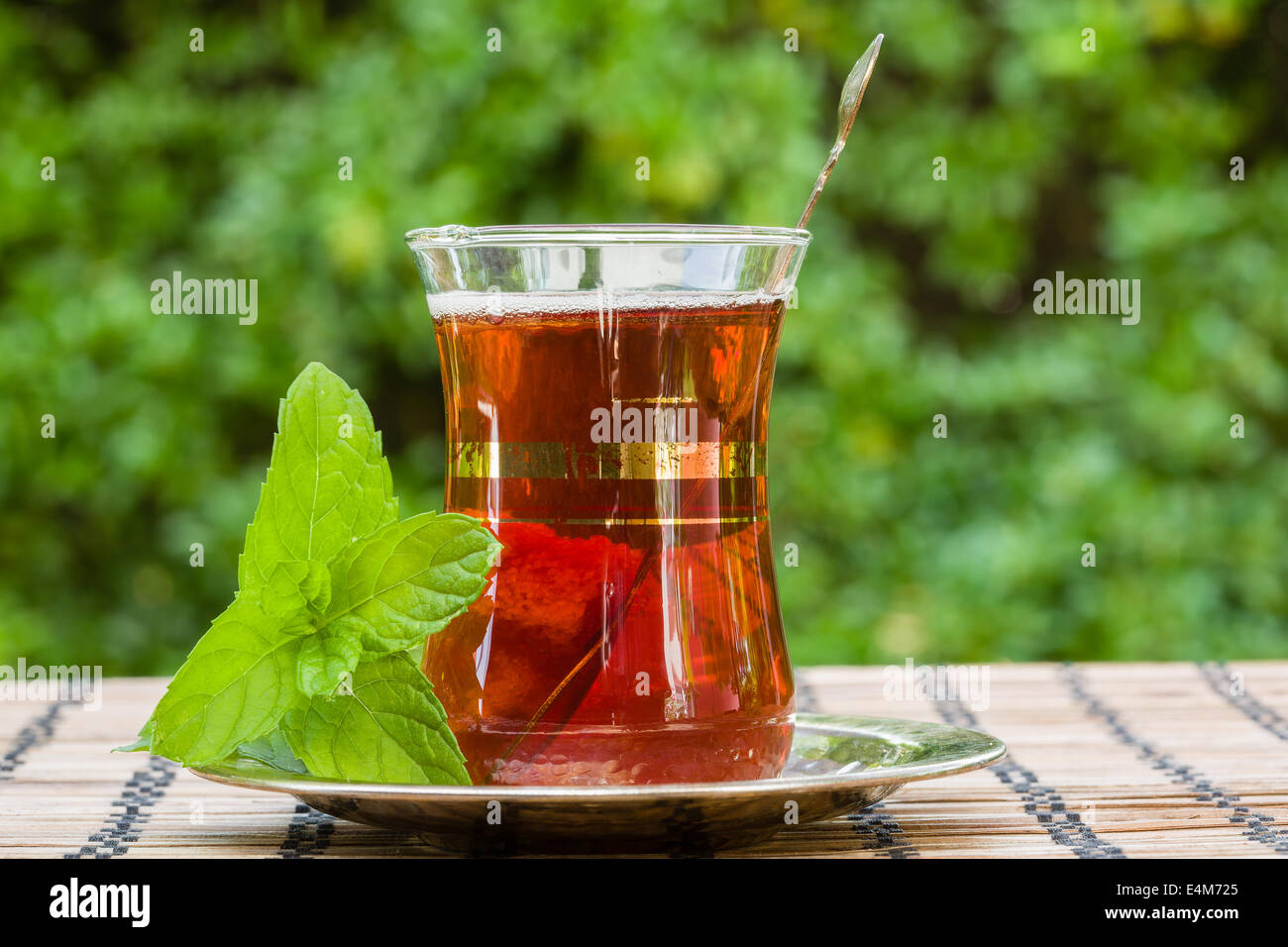 Arabic mint tea is a traditional refreshing drink Stock Photo Alamy