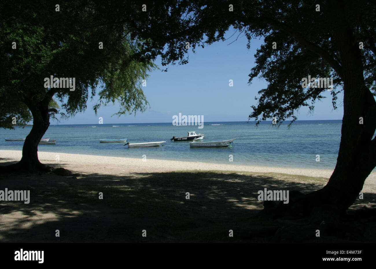 tropical beach near Petite Riviere in Mauritius Stock Photo Alamy