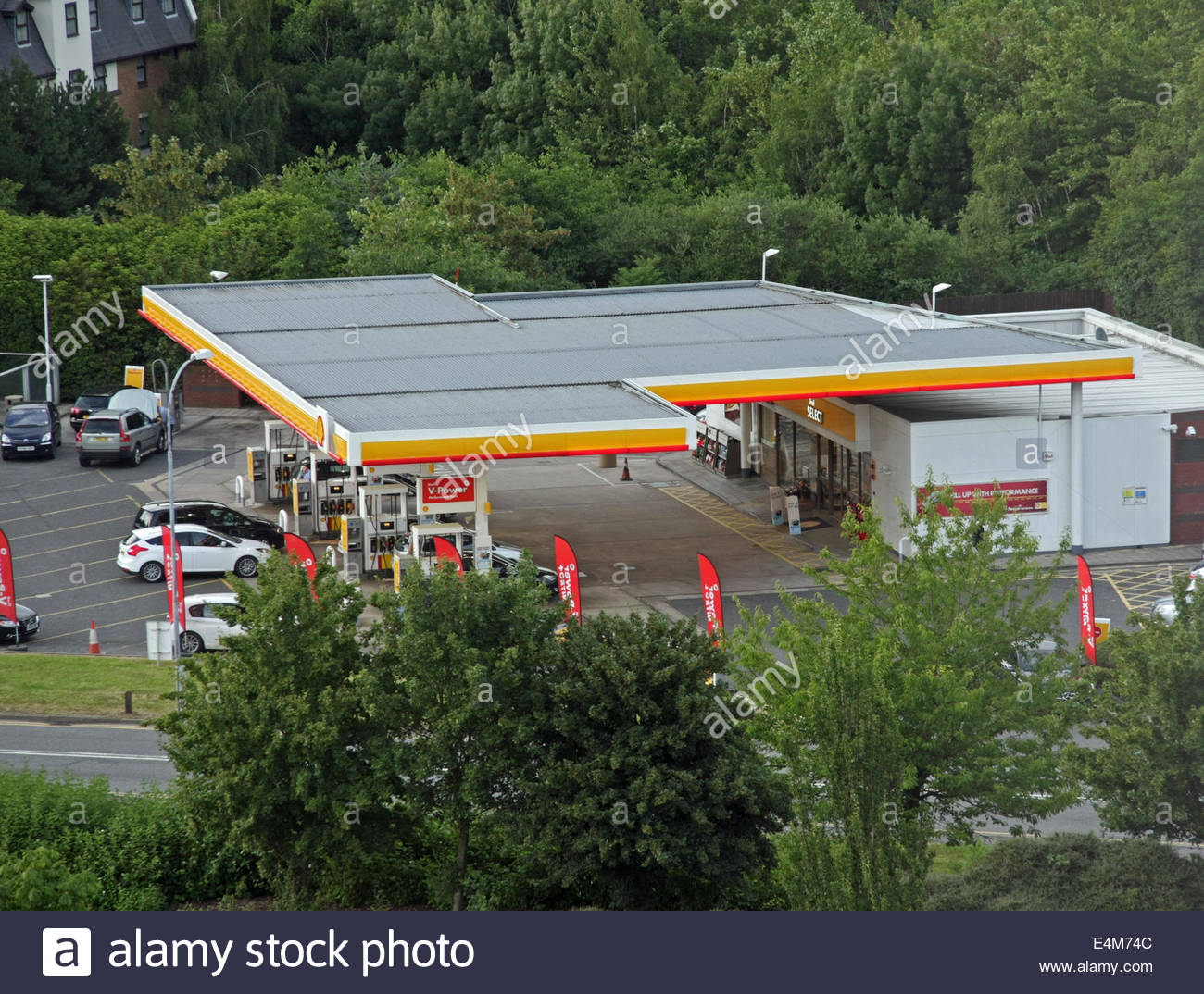Shell Petrol Station Stock Photos Shell Petrol Station Stock