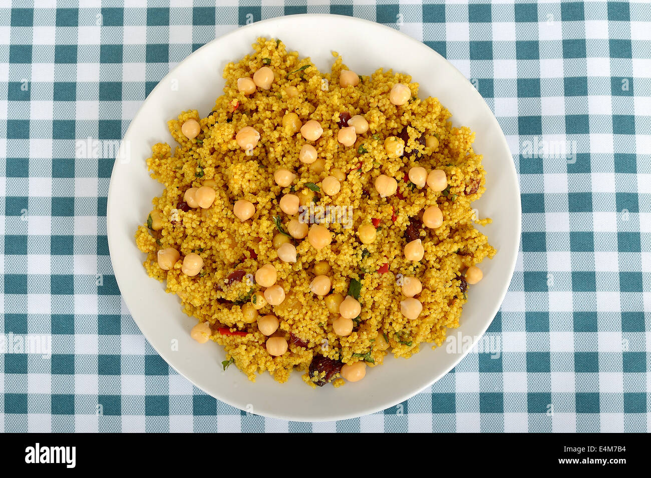 Couscous and Chick Pea Salad Stock Photo Alamy