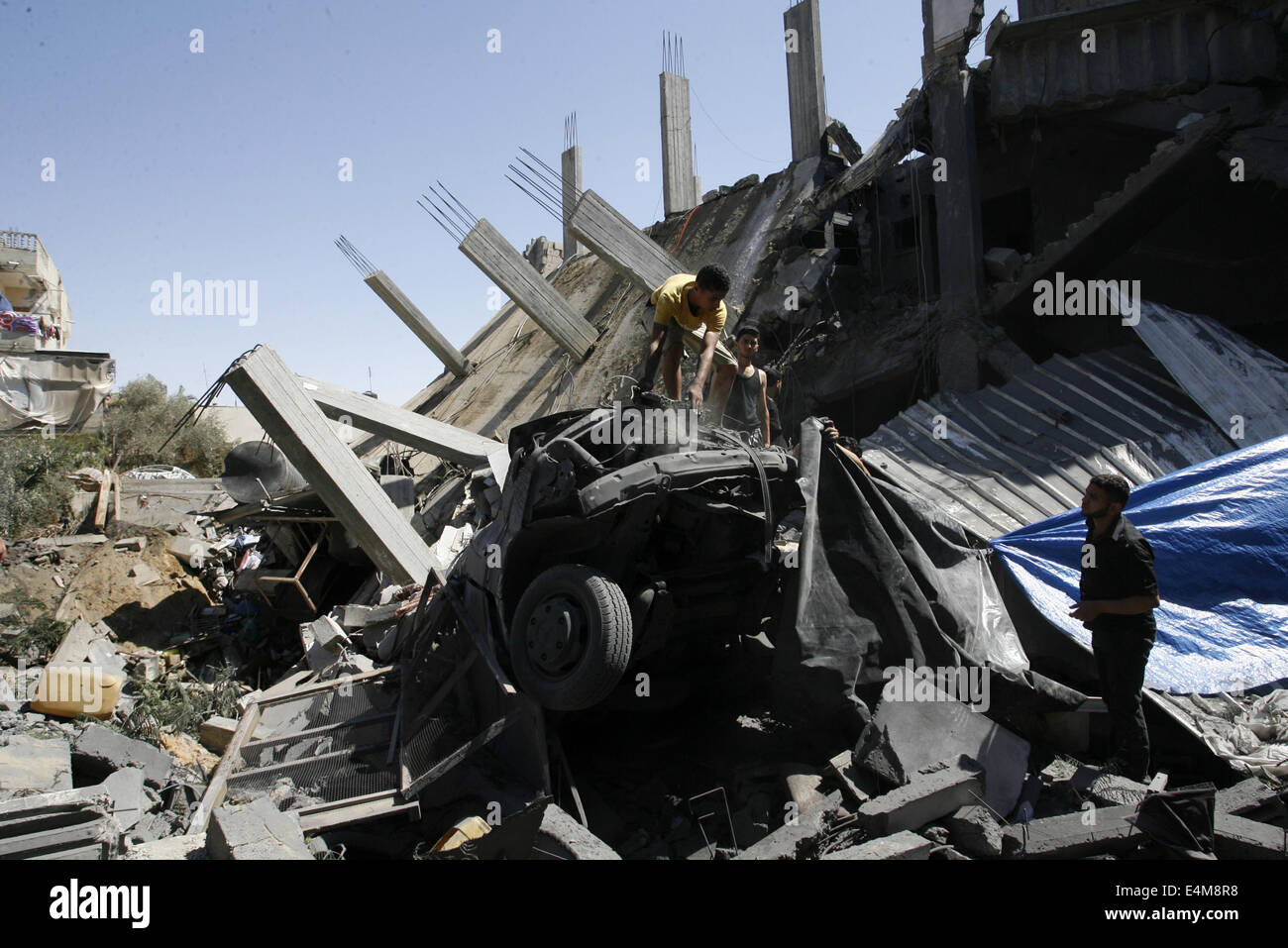 Gaza, Gaza Strip, Palestinian Territories. 14th July, 2014. A ...