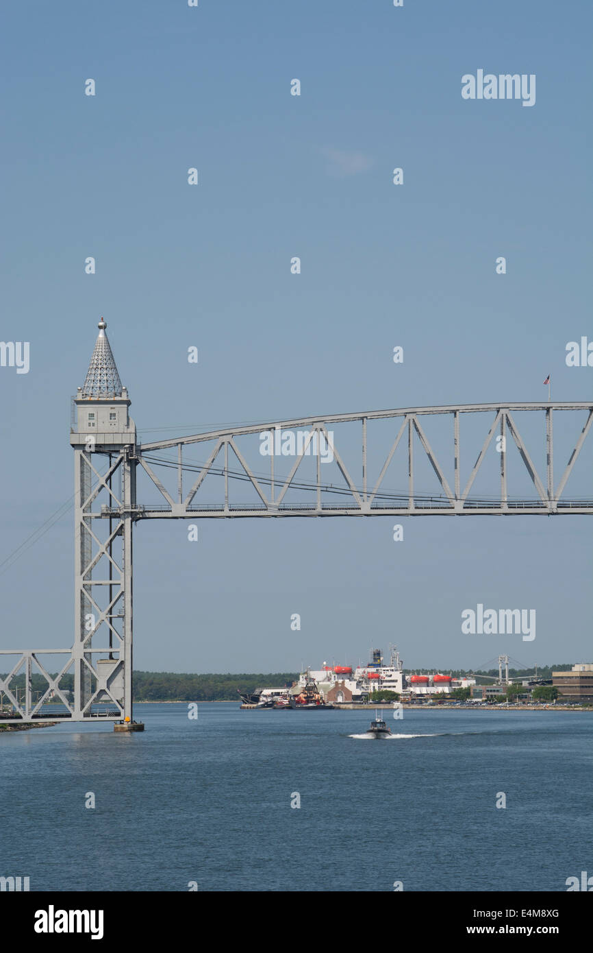 Massachusetts, Bourne, Atlantic Intracoastal Waterway. Cape Cod Canal