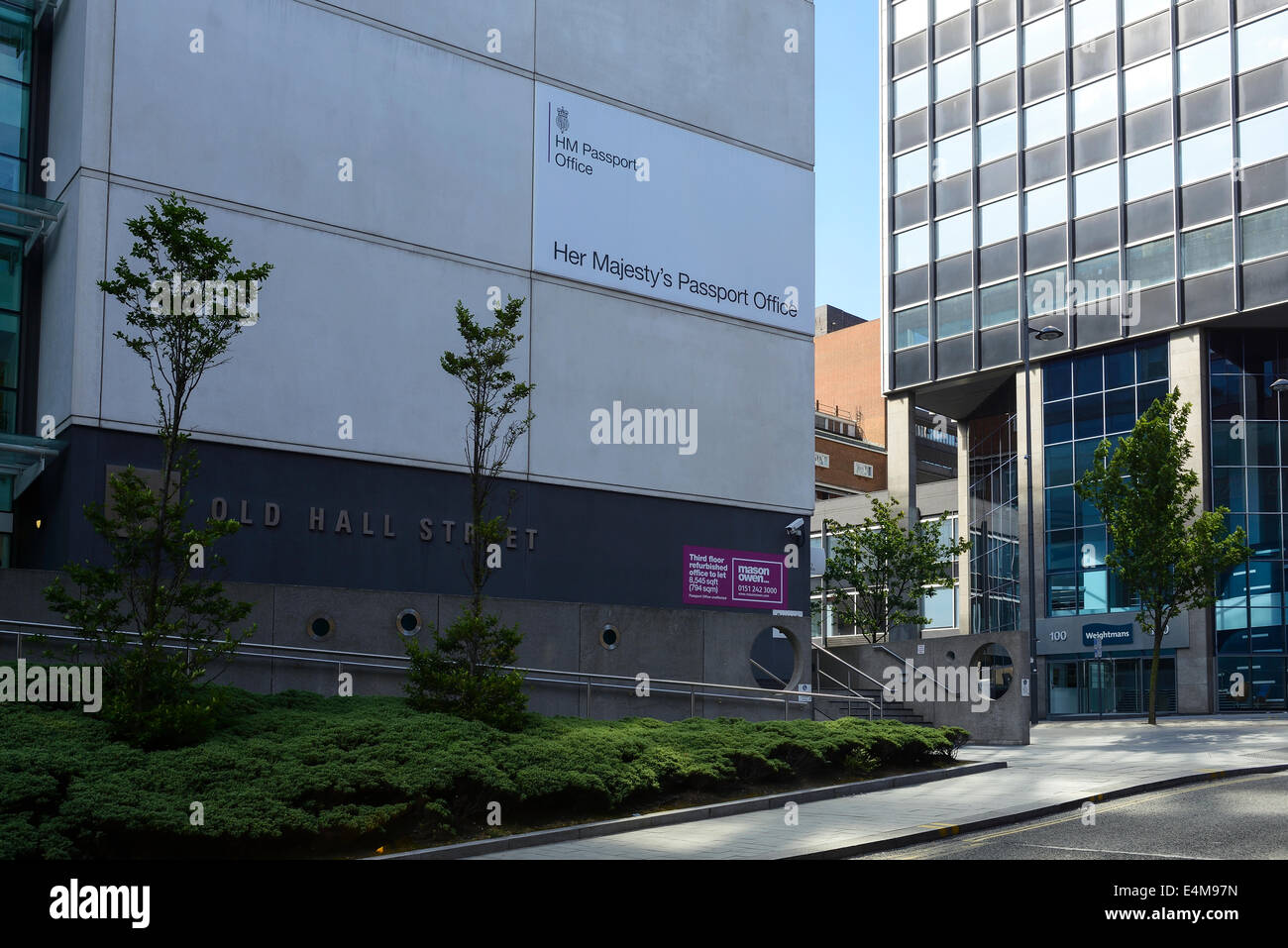 The HM Passport Office in Liverpool city centre UK Stock Photo