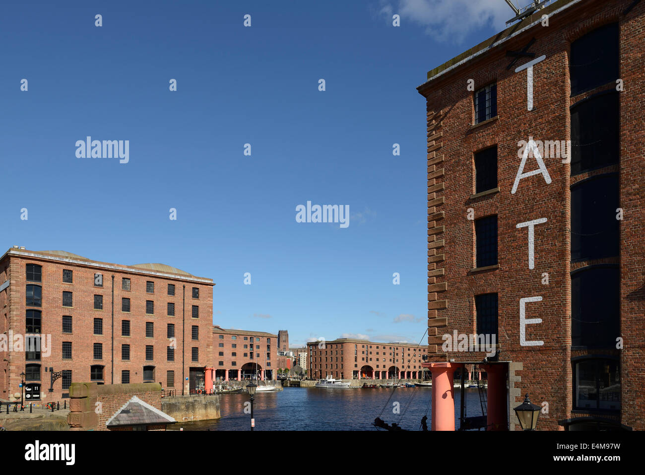 The Tate Liverpool art gallery building at the Albert Dock Liverpool UK Stock Photo