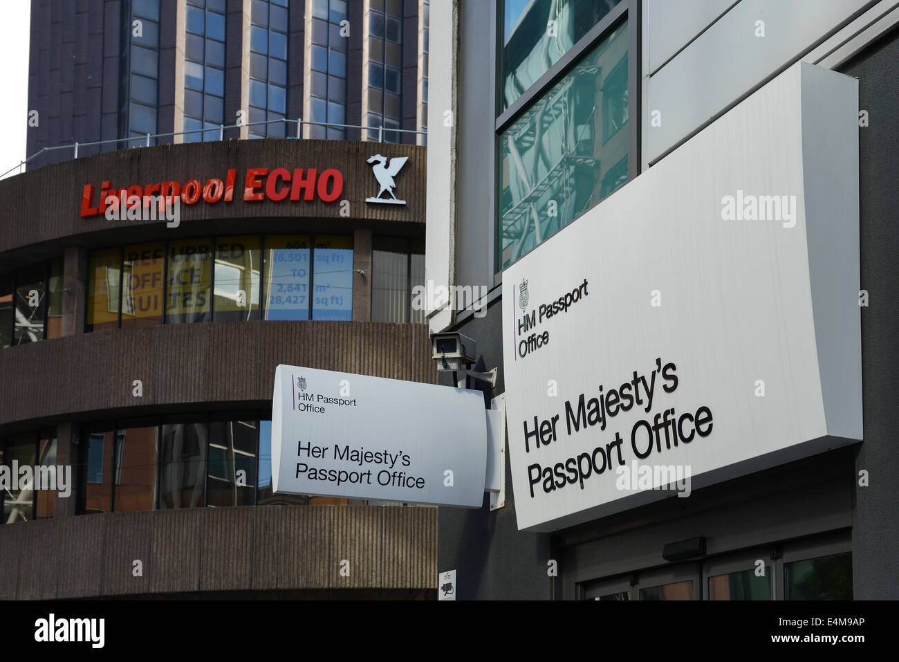 The HM Passport Office in Liverpool city centre UK Stock Photo