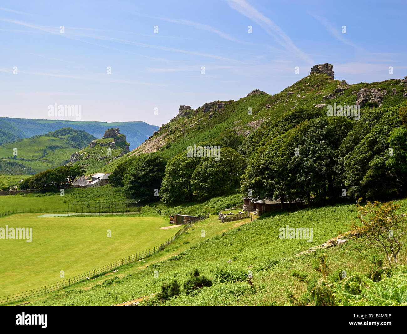 Valley of the Rocks, Devon Stock Photo