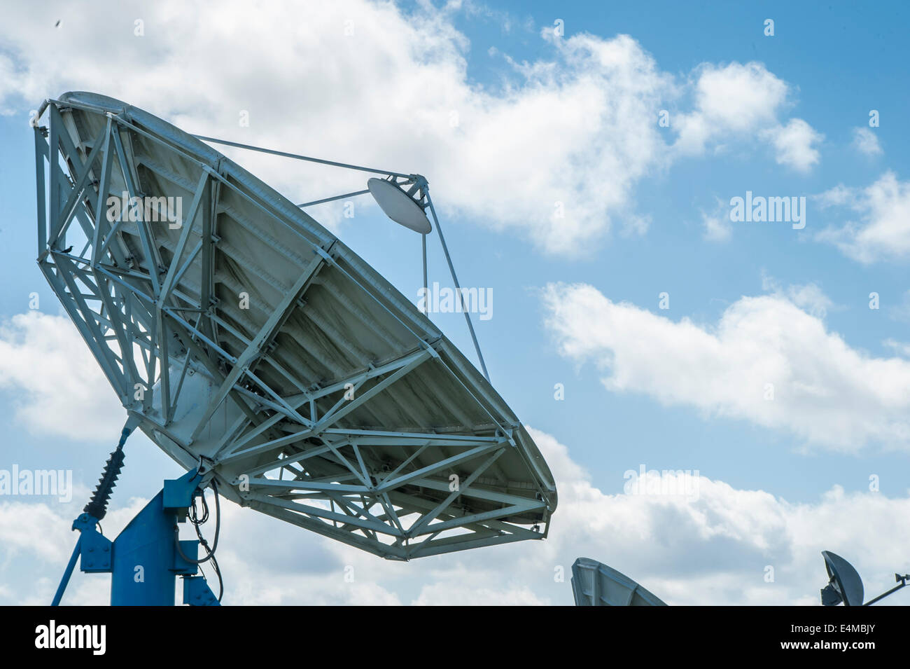 satellite receiver dish Stock Photo