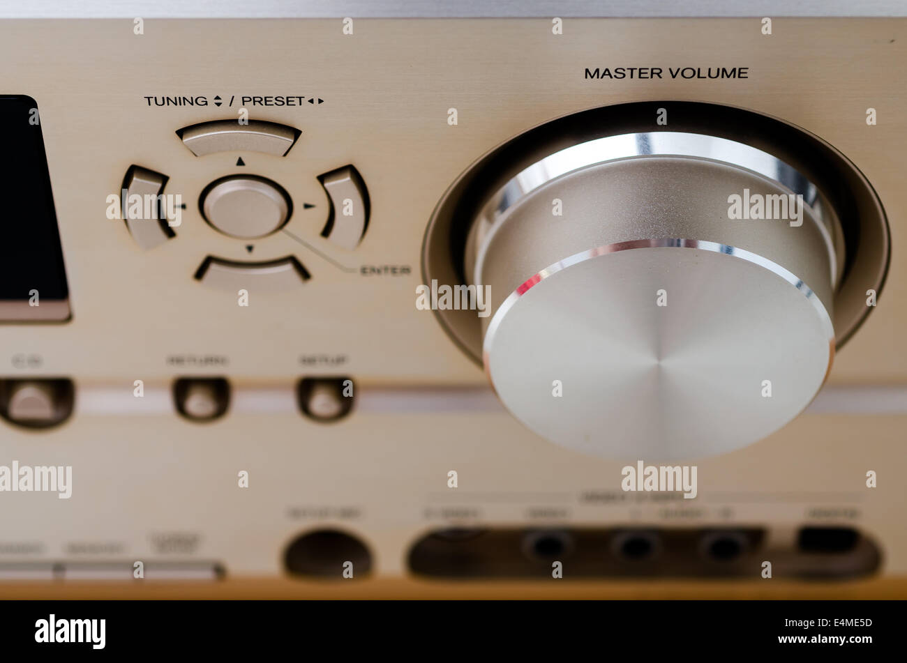Part of a hometheater amplifier Stock Photo Alamy