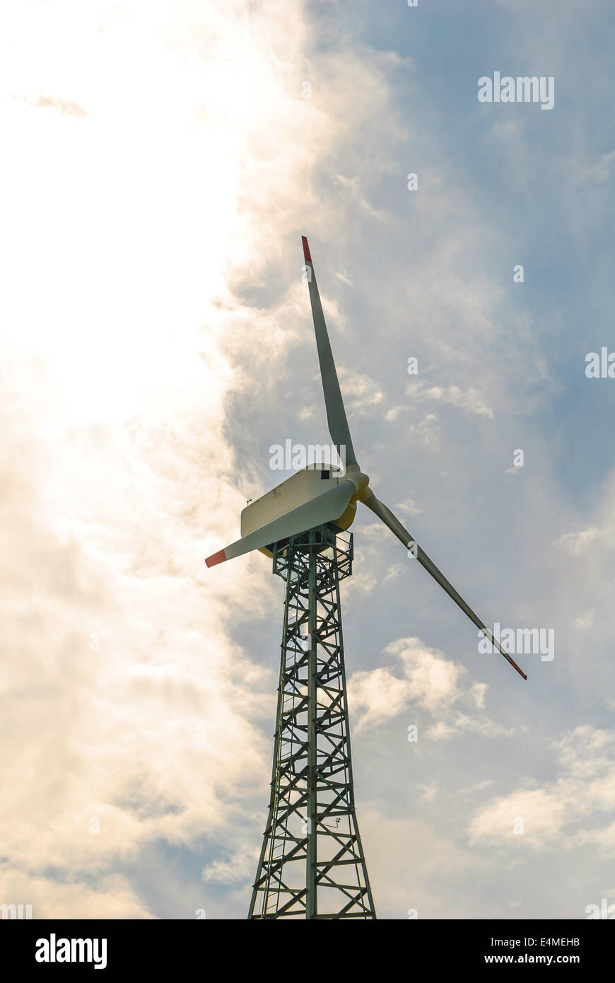 Wind turbines produce electricity in Thailand Stock Photo Alamy
