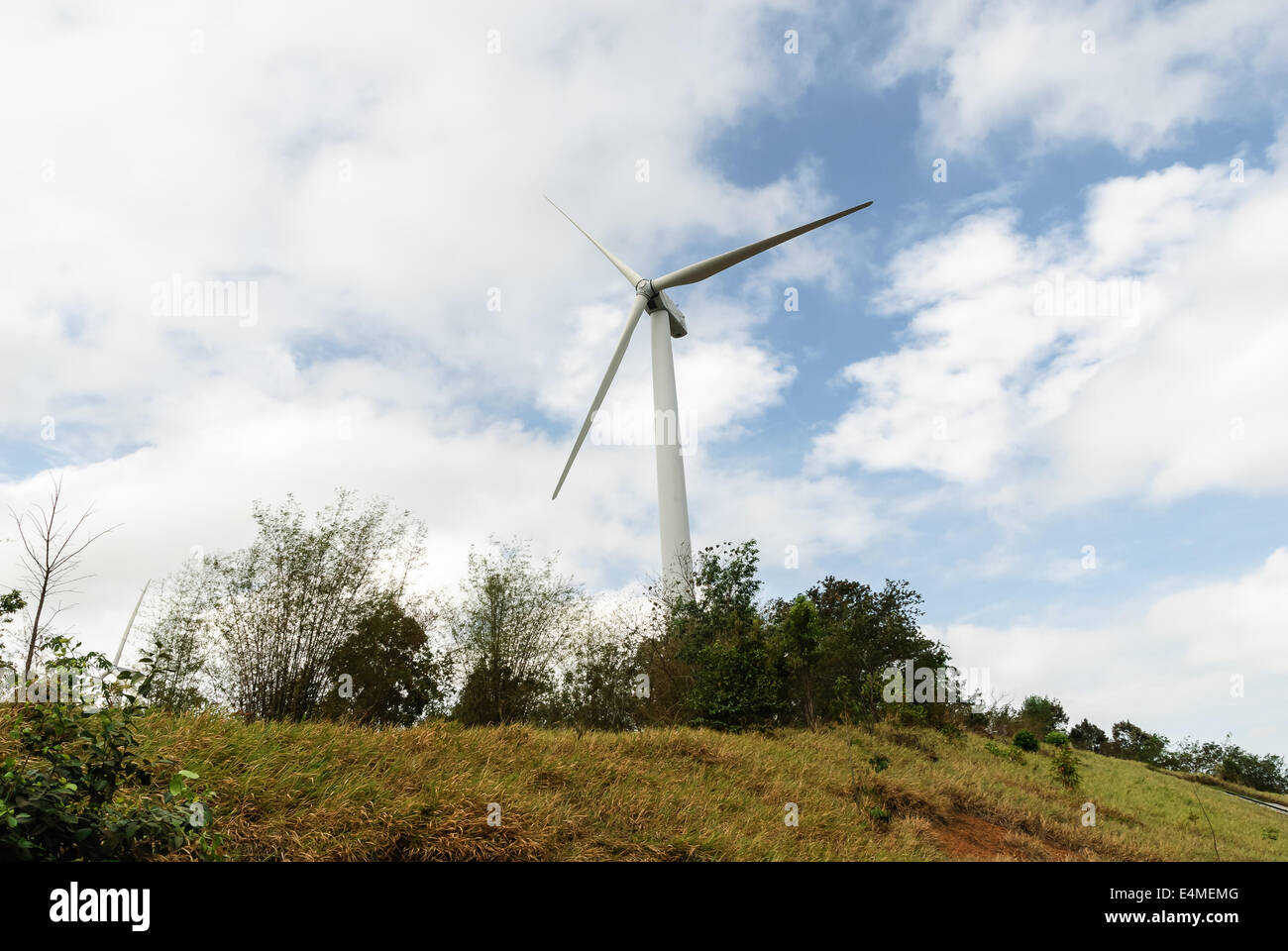 Wind turbines produce electricity in Thailand Stock Photo Alamy