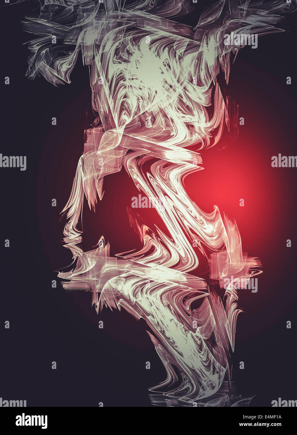 Abstract fire, Creative design background, fractal styles with color ...