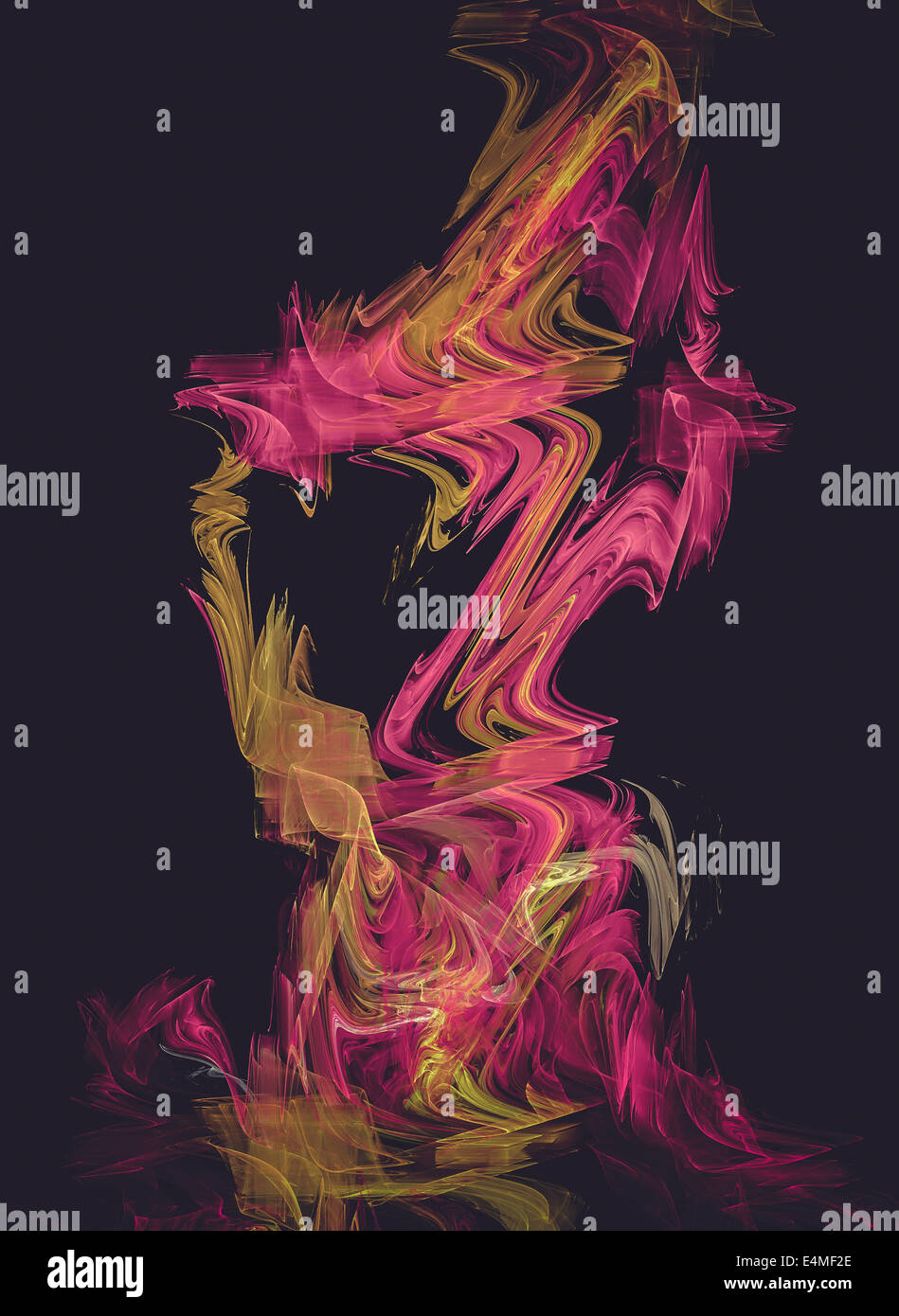 Fire , Creative design background, fractal styles with color design ...