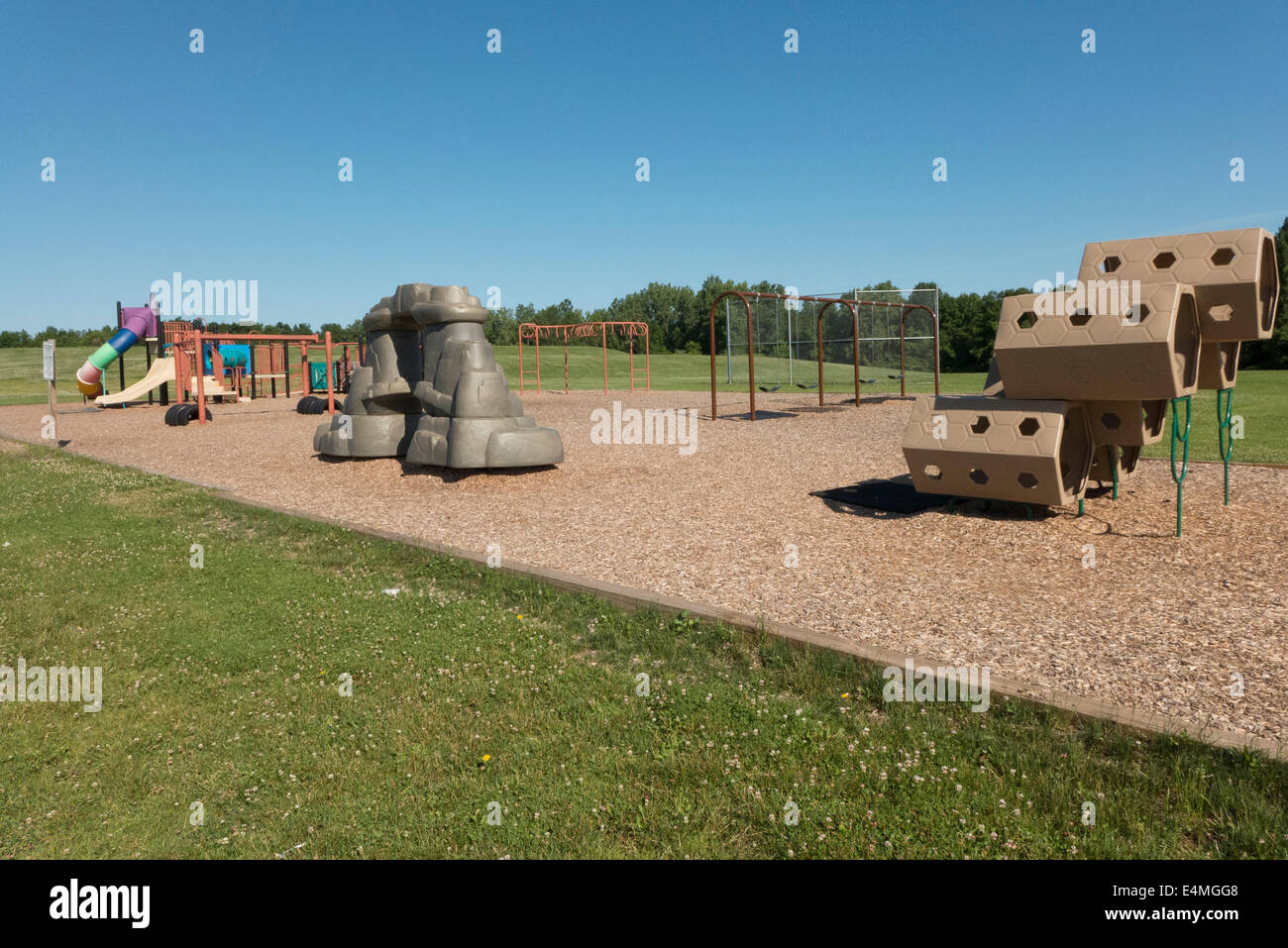 School playground equipment hi-res stock photography and images - Alamy