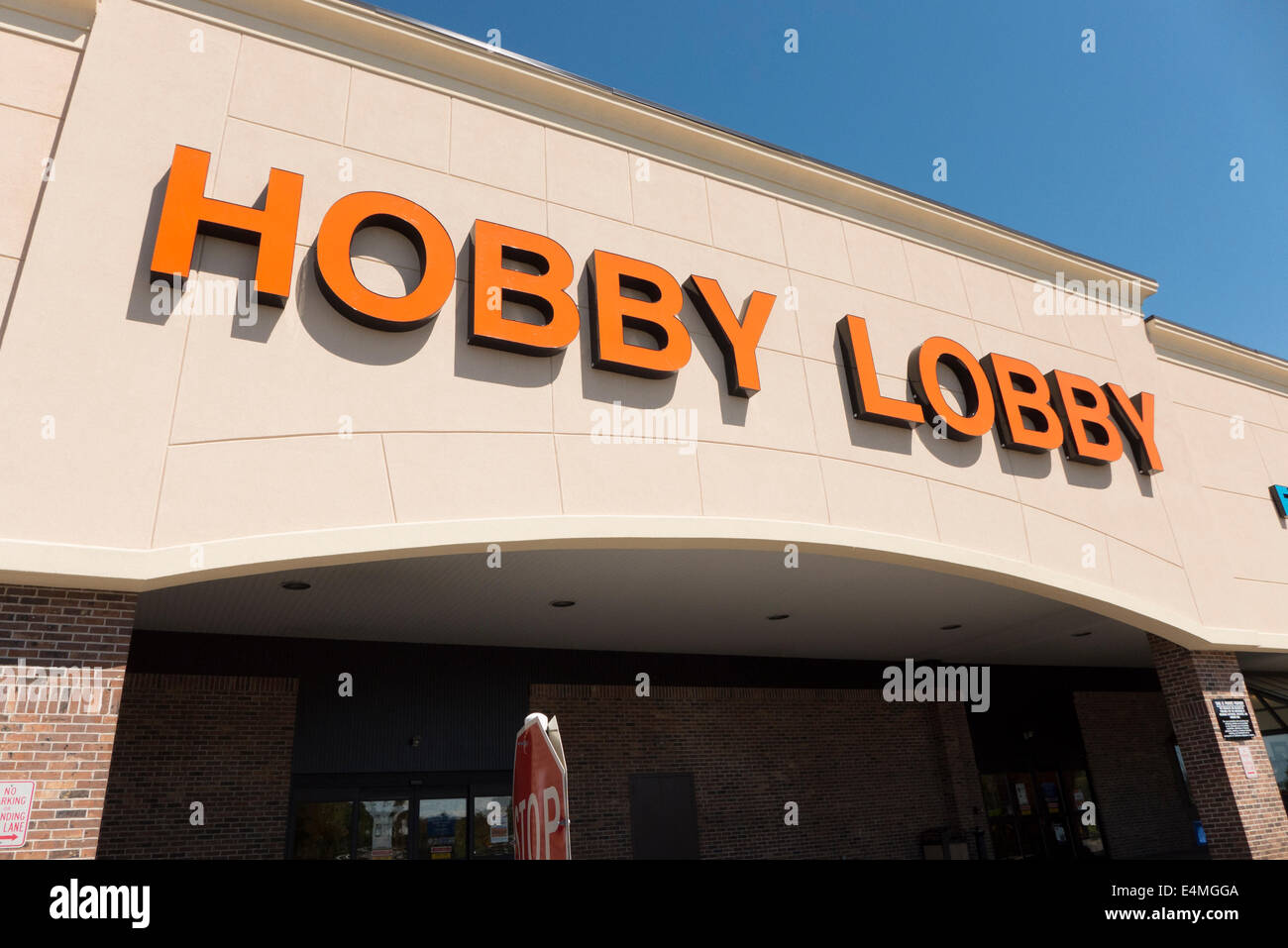 Hobby Lobby storefront. Stock Photo